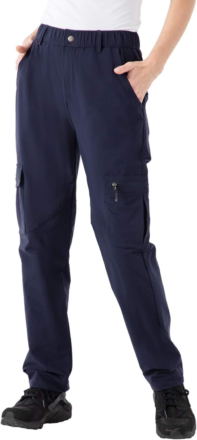 Rdruko Women's Hiking Cargo Pants for Outdoor Adventures