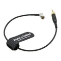 Timecode Cable for Canon R5C - 12in Lock TRS to Right Angle DIN