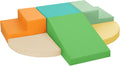6-Piece Soft PU Leather Toddlers Climbing Toys for Active Play