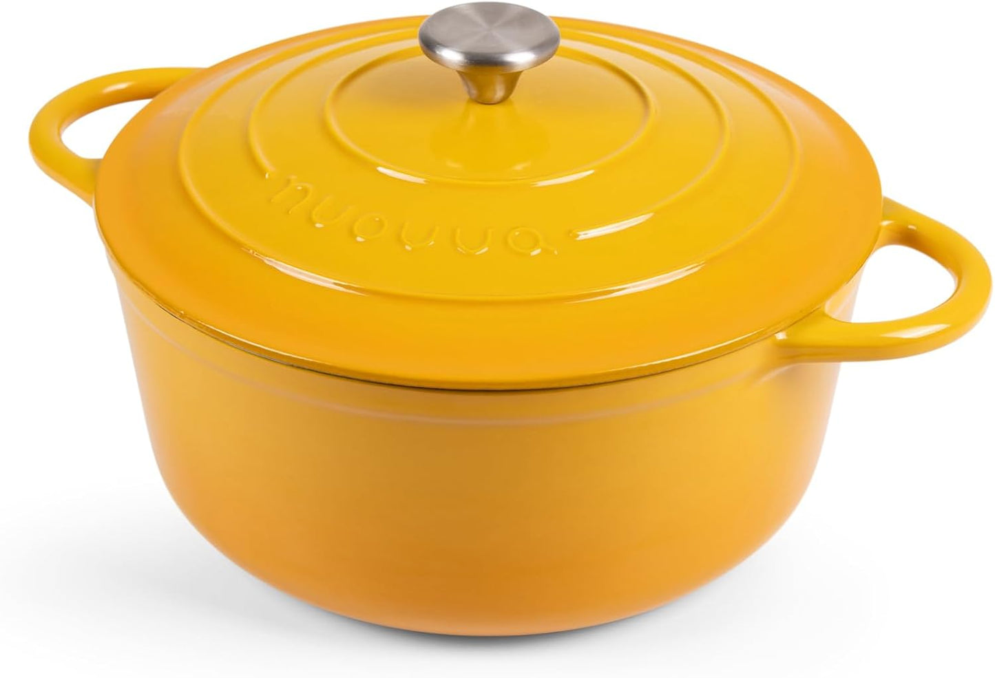 Nuovva Enamelled Cast Iron Dutch Oven Pot for Versatile Cooking