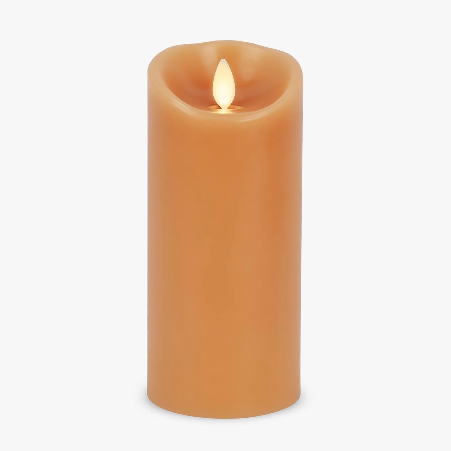 Luminara Sunlit Honey Garden Pillar Candles for Elegant Decor