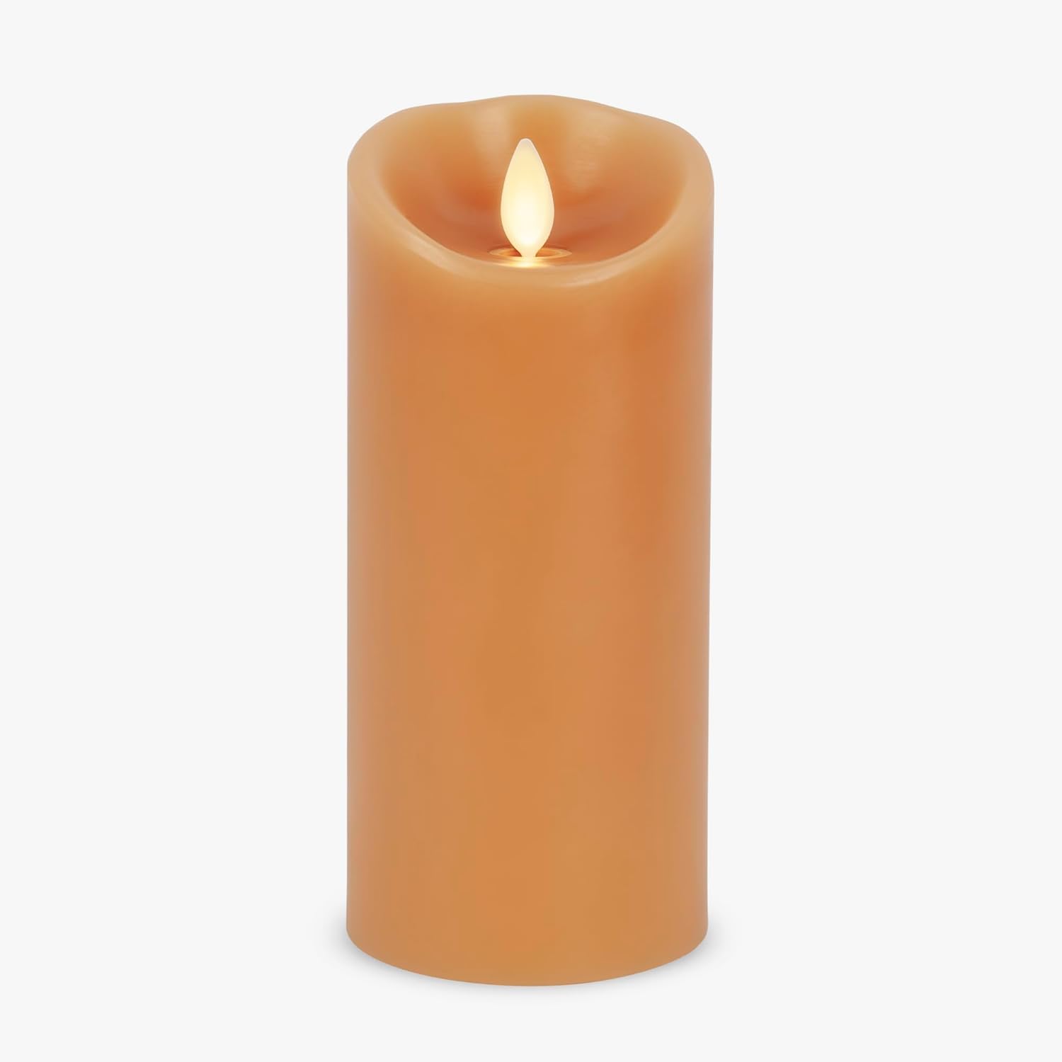 Luminara Sunlit Honey Garden Pillar Candles for Elegant Decor