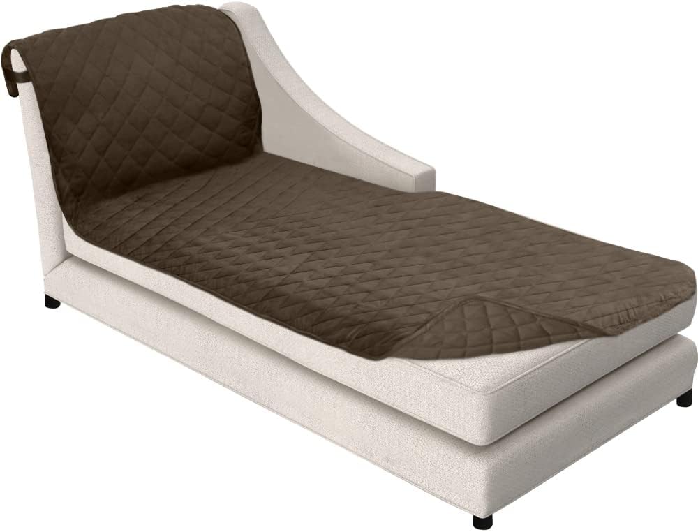 Sofa Shield Chaise Slip Cover for Pets, Stain Resistant Design