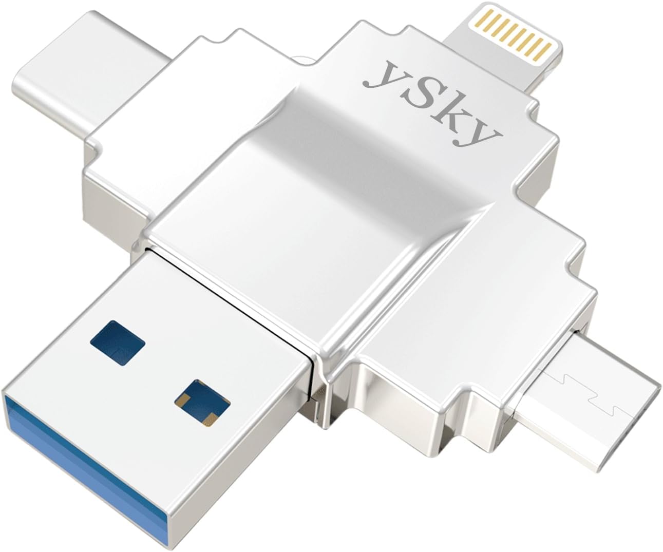 MFi Certified 1TB Photo Stick for iPhone - 4 in 1 USB Drive