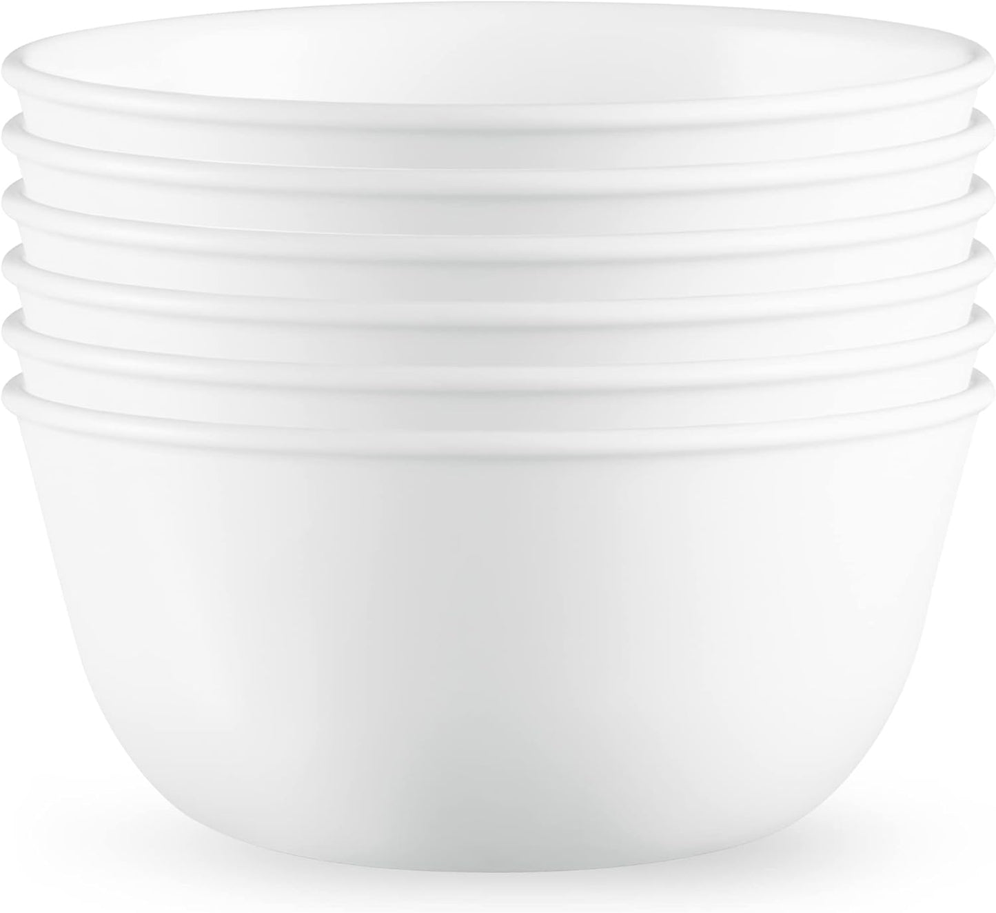 Corelle 28-oz Soup Bowls Set of 6, Chip & Crack Resistant, Triple Layer Glass