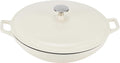 Enameled Cast Iron Covered Round Casserole Skillet, 3.3-Quart - Even