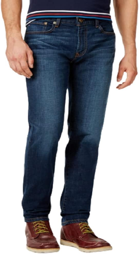 Tommy Hilfiger Mens M Tj Adam Slim Fit Jeans for All-Day Comfort