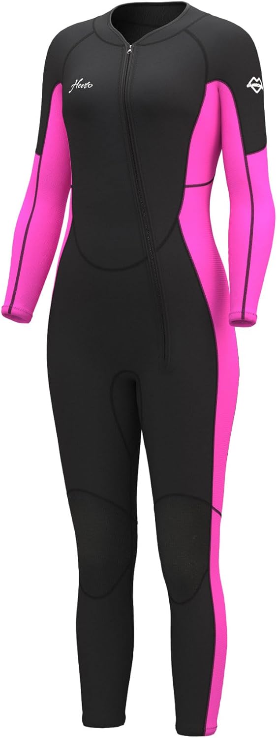 Hevto Women Wetsuit 3/2mm Neoprene for Cold Water Activities