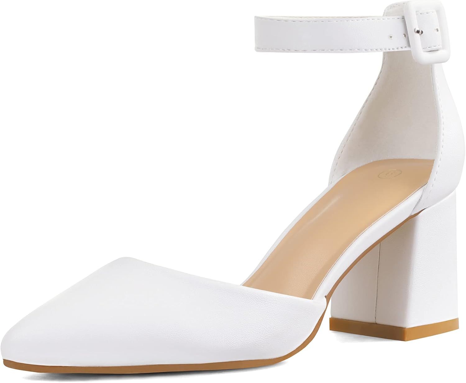 mysoft Women's Pointed Toe Low Chunky Heels for Every Occasion