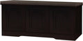 DINZI LVJ Entryway Shoe Bench with Cushion and Hidden Storage Doors