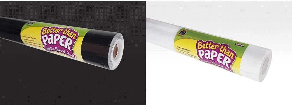Better Than Paper Bulletin Board Roll - Versatile Black & White