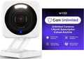 WYZE Cam v4 White 2-Pack - 2.5K QHD Indoor/Outdoor Security