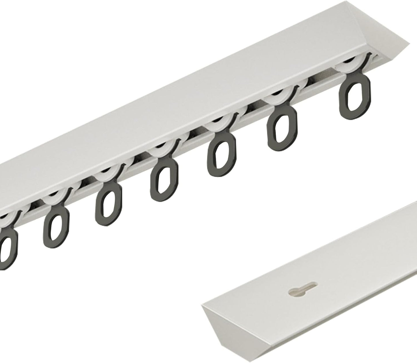 Adjustable Aluminum Ceiling Curtain Track - Easy Installation