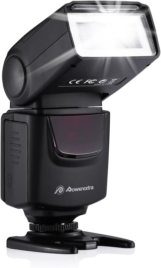 Powerextra DF-400 Speedlite Flash for Canon Nikon and More