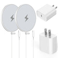 Long Magnetic Wireless Charger 10FT MagSafe 2Pack - Fast 15W Charging