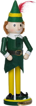 Kurt Adler Wooden Buddy The Elf Nutcracker, 11in - Festive Shelf