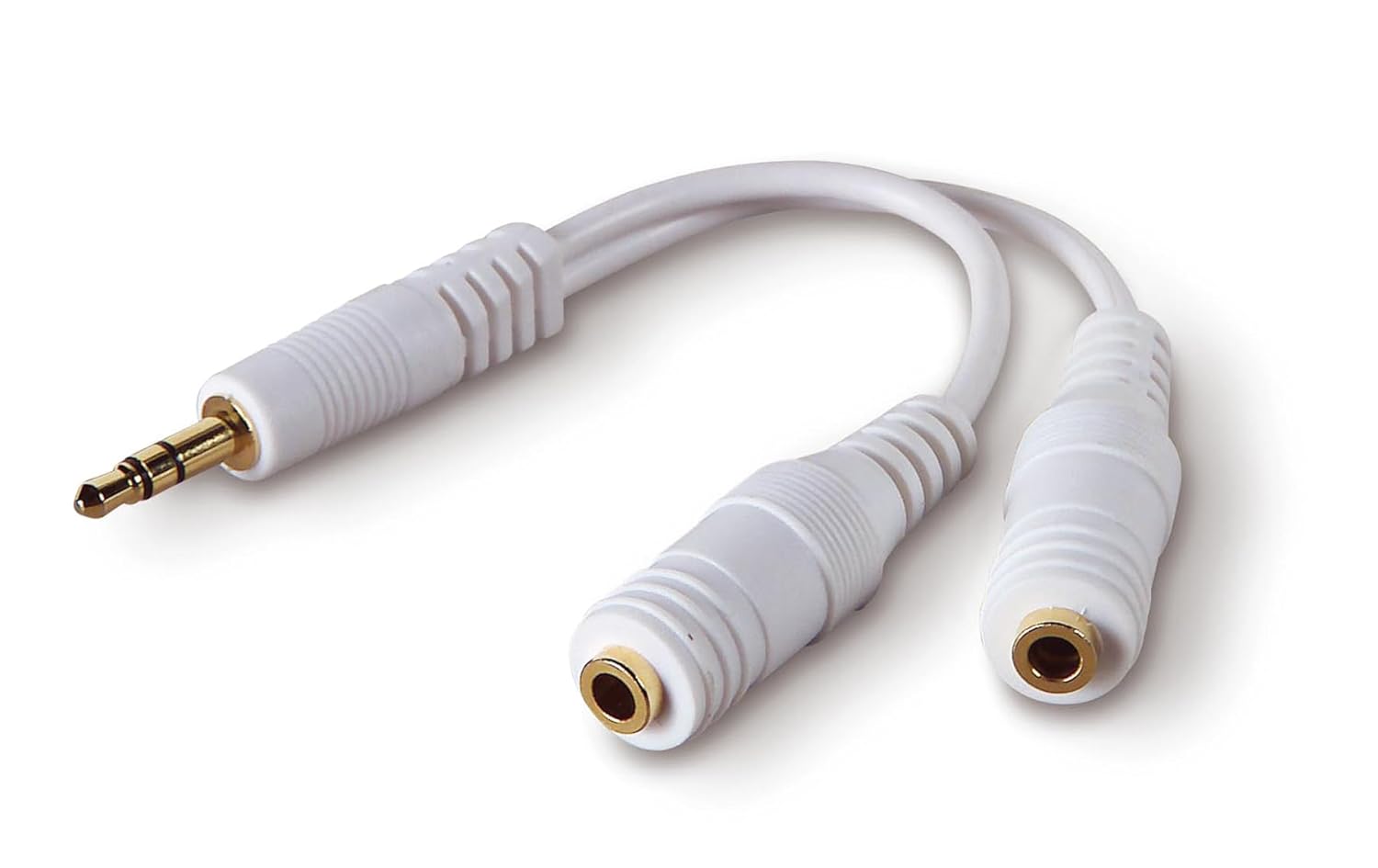 Belkin White Speaker Splitter - Share Your Sounds!