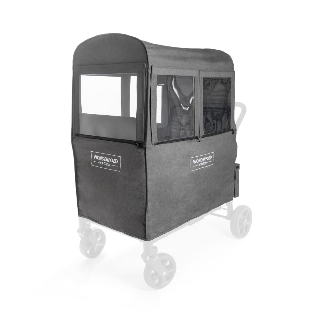 WONDERFOLD Stroller Wagon Wind Cover for W4 OG Quad Stroller