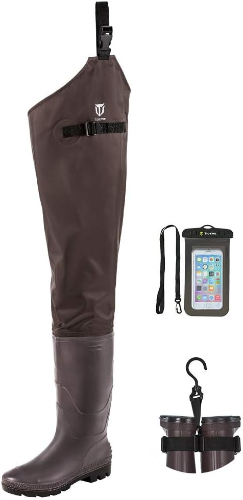TIDEWE Hip Wader Lightweight Fishing Boot for Men and Women