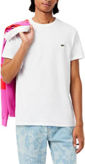 Lacoste Men's Pima Jersey Crew Neck Tee - Soft Everyday Staple Jewelry
