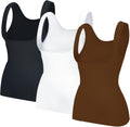 Underbust Shapewear Tank Tops for Women - Seamless Tummy Control