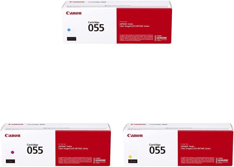 Canon Genuine Toner Cartridge 055 Cyan for imageCLASS Printers