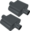 Single Chamber Muffler 2.5in Center Inlet/Outlet - Aggressive Sound
