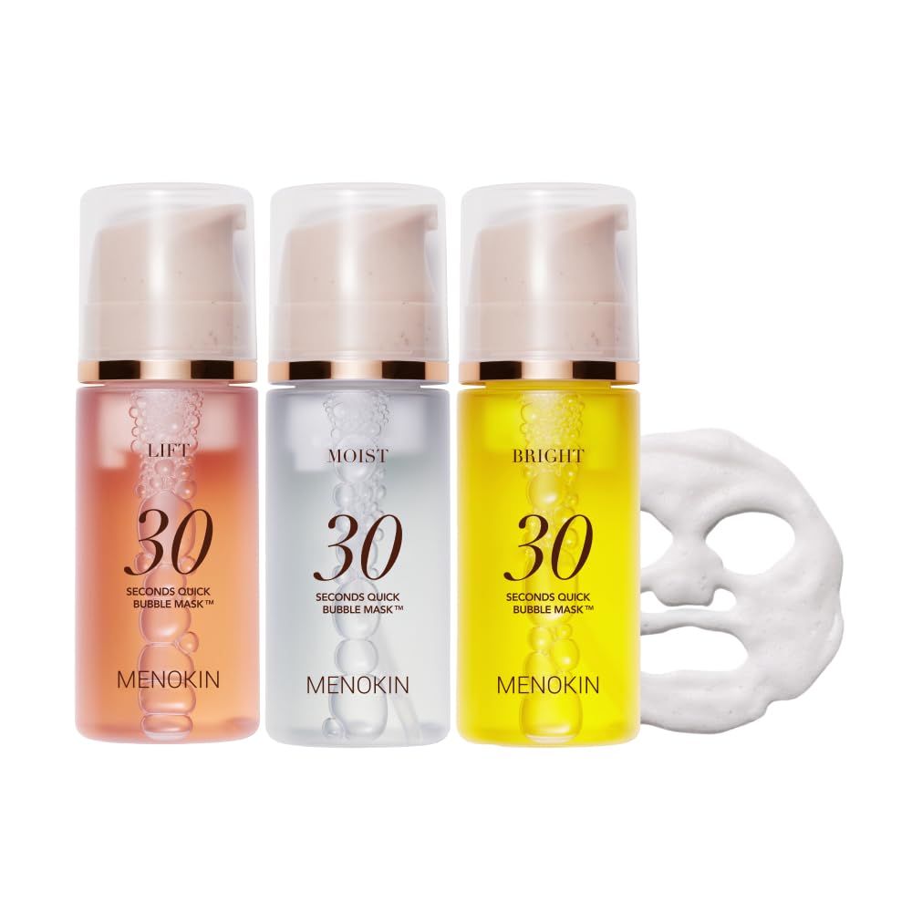 MENOKIN Korean Face Mask 30 Seconds Quick Bubble Mask Set