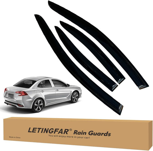 Window Visors Rain Guards for Mitsubishi Lancer 2008-2017