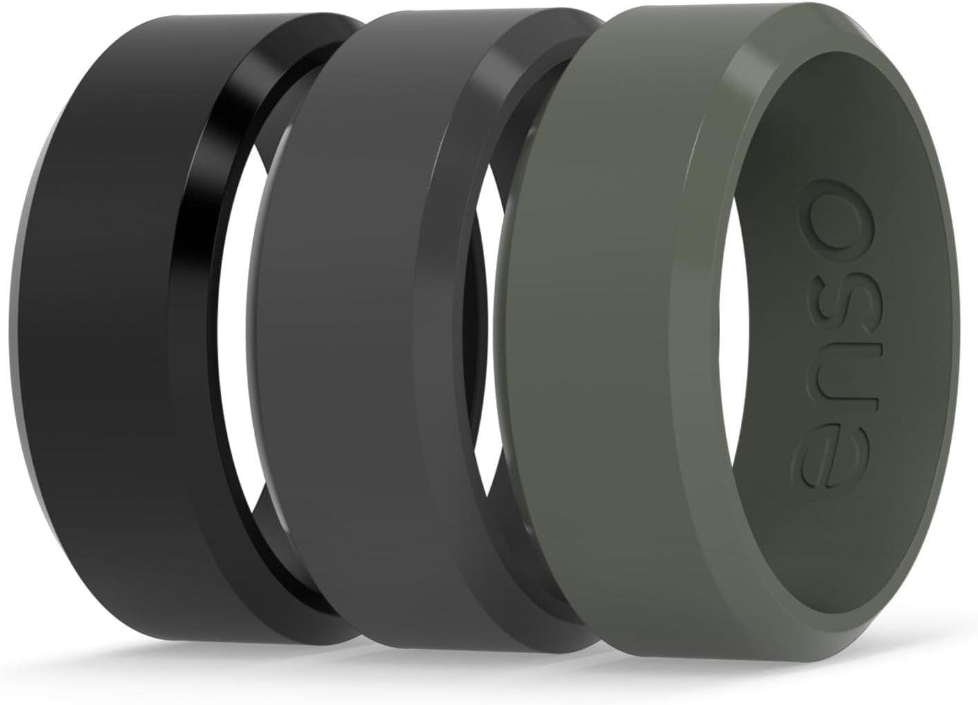 Bevel Classic Silicone Wedding Ring for Active Lifestyle Comfort