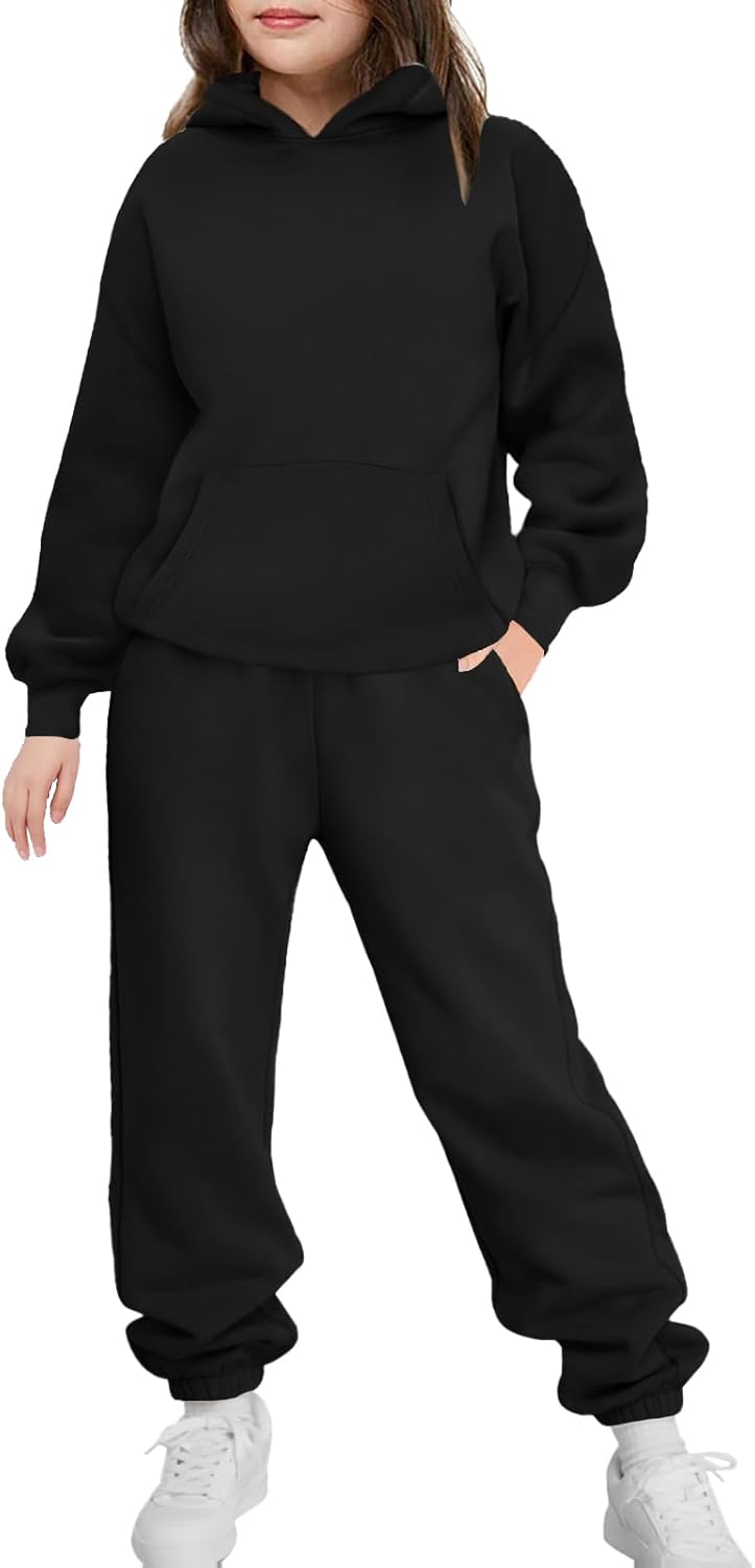 Arshinet Girls 2 Piece Outfits Hoodie Sweatsuit Sets for Fall
