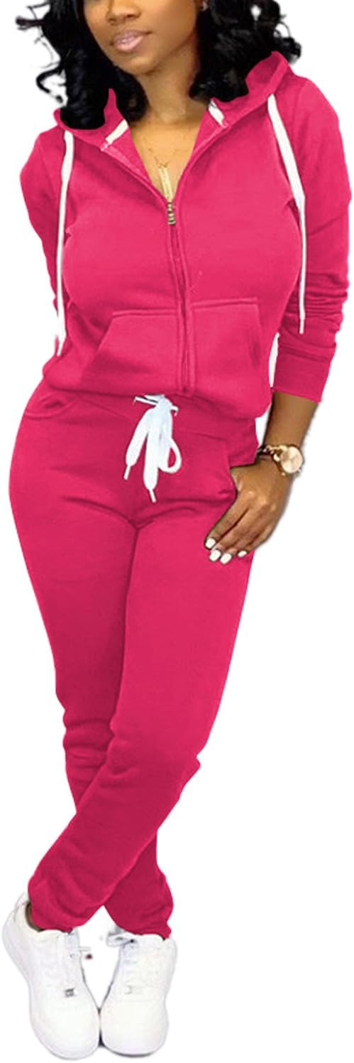 Nimsruc Jogging Suits for Women - Stylish 2 Piece Casual Set
