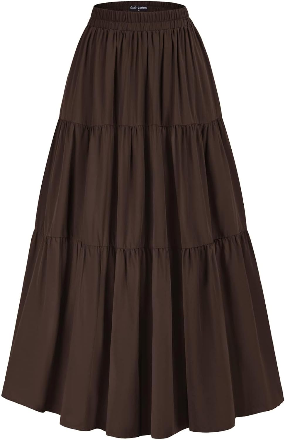 Scarlet Darkness Maxi Long Skirts for Women with Pockets