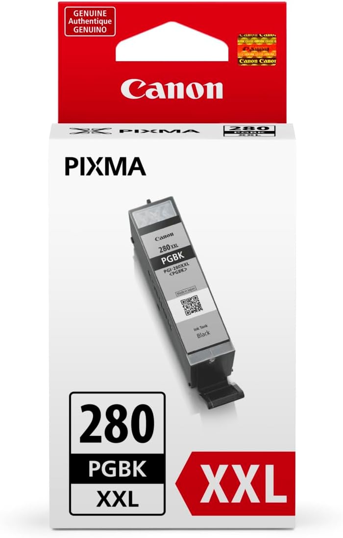 Canon PGI-280XXL Black Ink - Compatible with Various Canon Printers