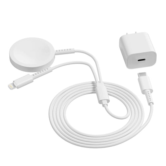 Fast Charge 2in1 Magnetic USB C Apple Watch Charger