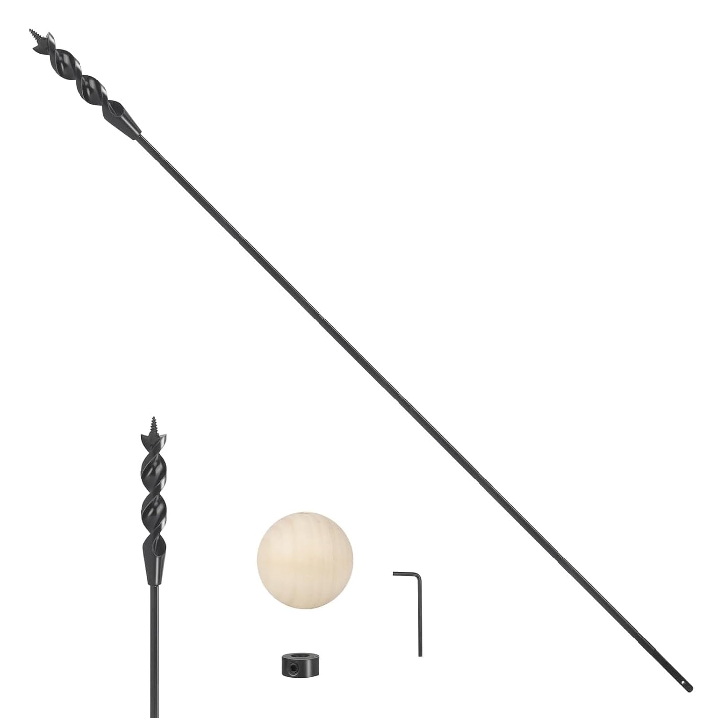 Flexible Auger Drill Bit for Wire Pulling - 54 in Long