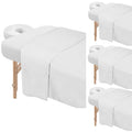 Microfiber Massage Table Sheets Set 4-Pack - Soft, Reusable Covers