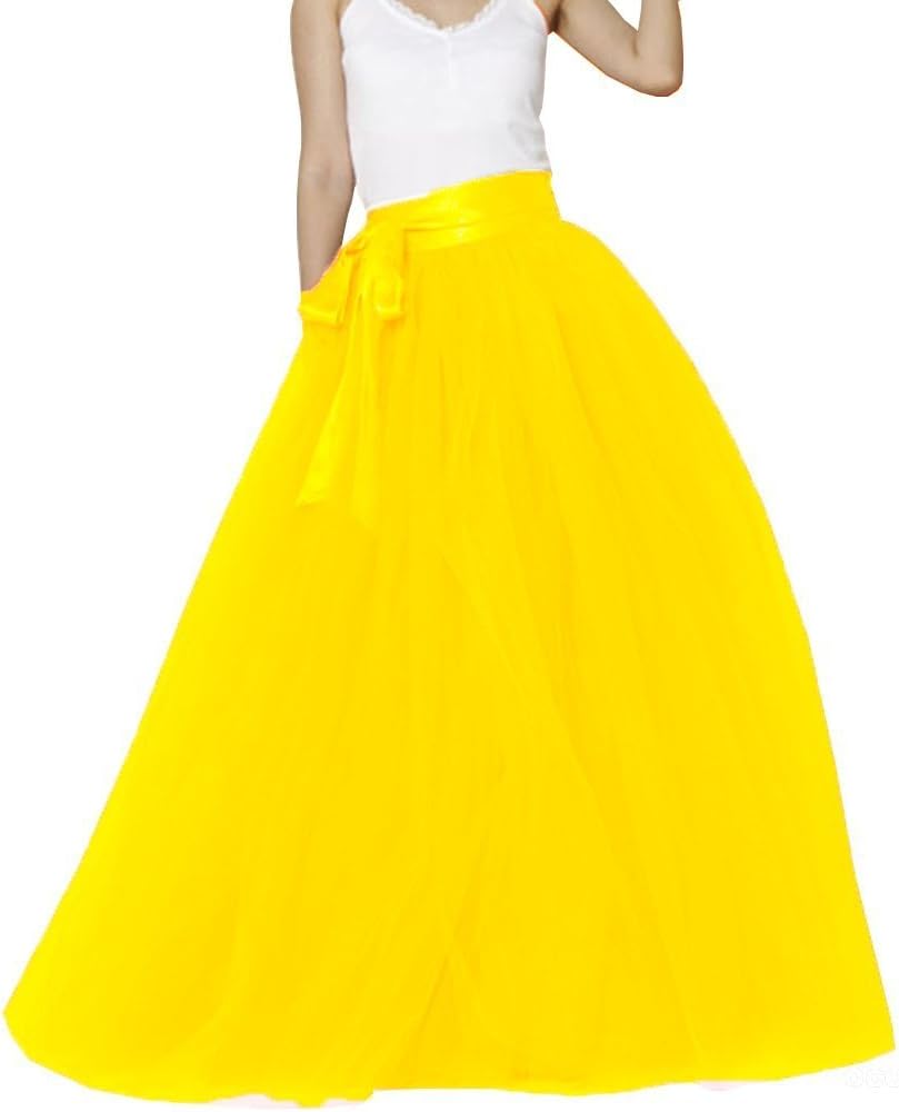 EllieHouse Womens Long Tutu Party Evening Tulle Skirt PC05 Review