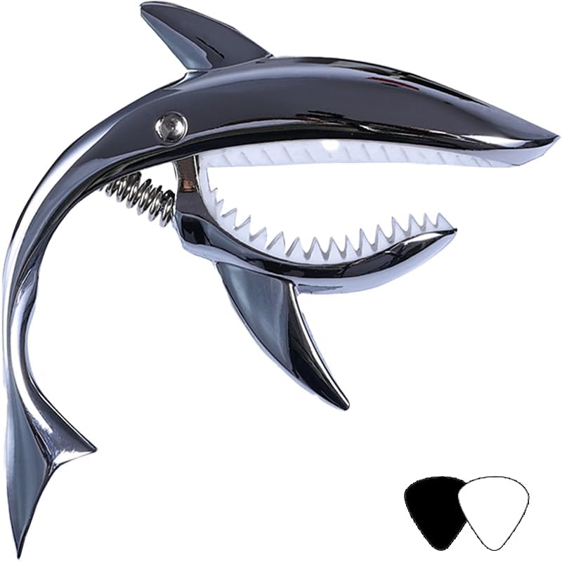 Durable Shark Capo for Great Sound