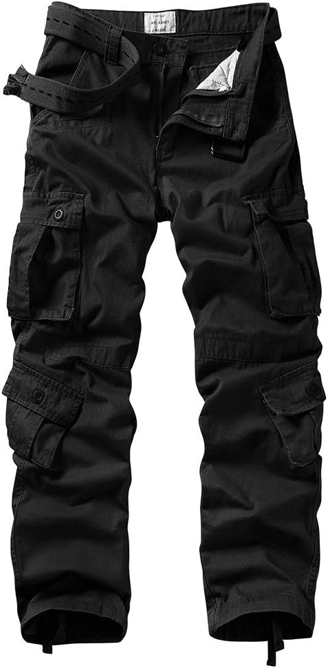 Men's Cargo Pants for Outdoor Adventures and Work with Pockets