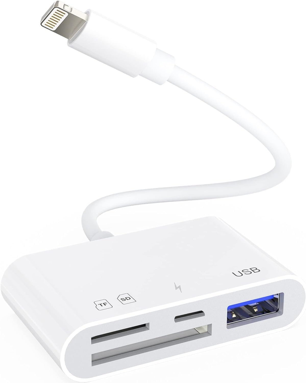 4-in-1 Lightning SD Card Reader & Fast Charge Port - DCNETWORK