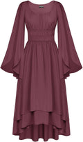Scarlet Darkness Women Renaissance Costume Split Bell