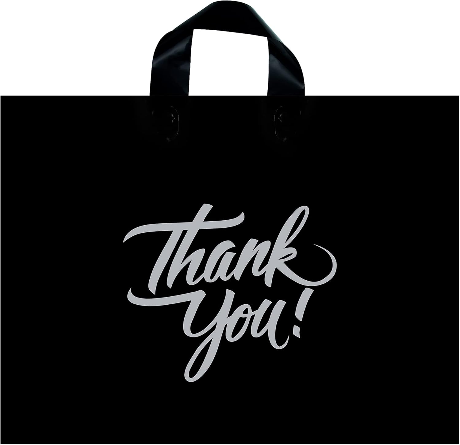 Large Thank You Merchandise Bags with Loop Handle for Retail