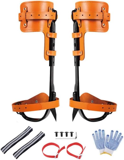 Forged Steel Tree Climbing Spikes for Safe and Efficient Climbing