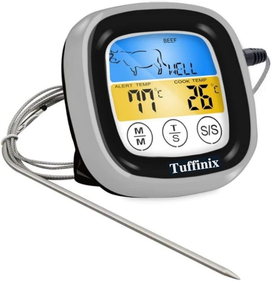 Tuffinix Digital Meat Thermometer - Instant Read with Timer