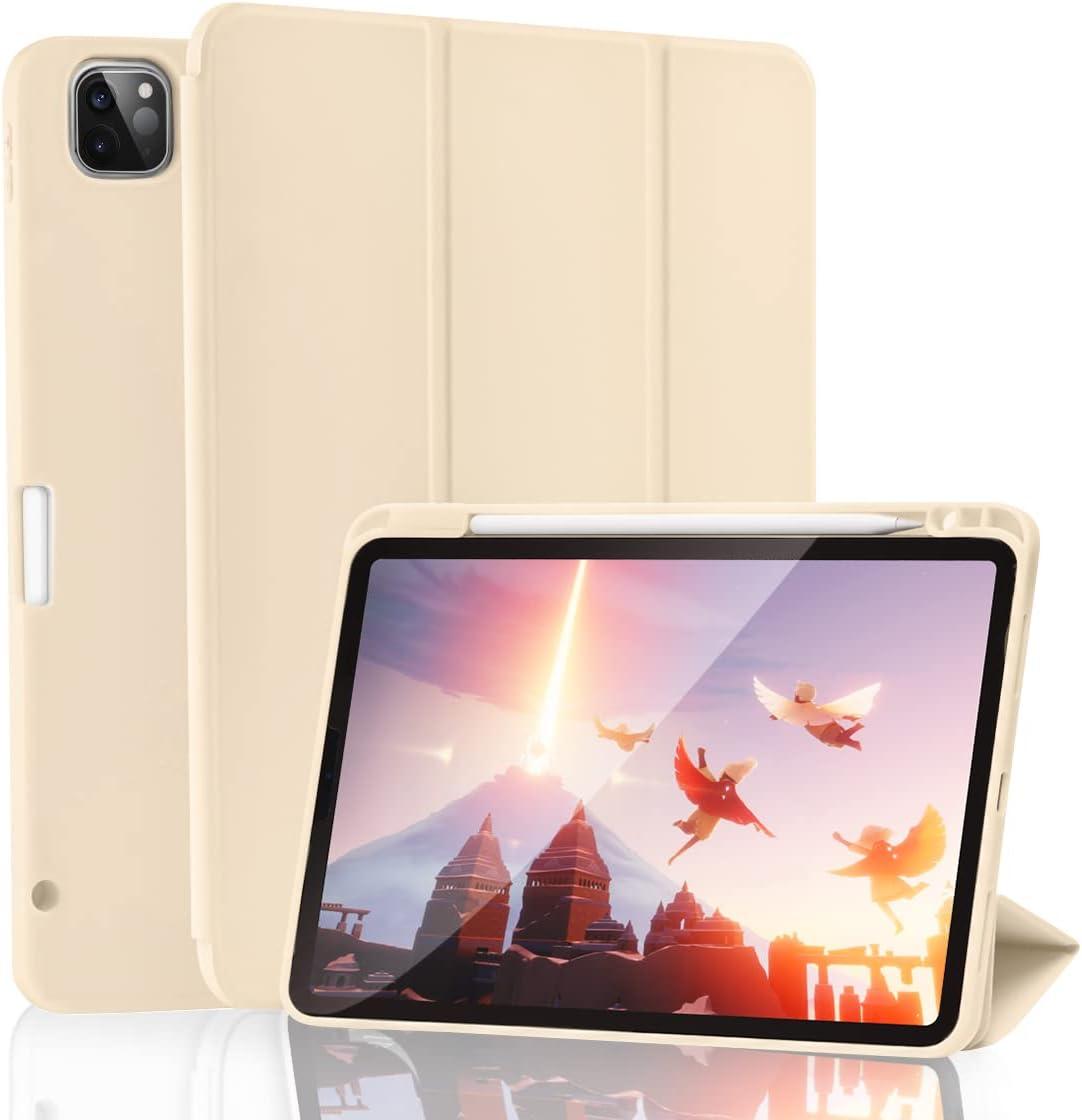 SIWENGDE iPad Pro 12.9 Case with Pencil Holder and Stand