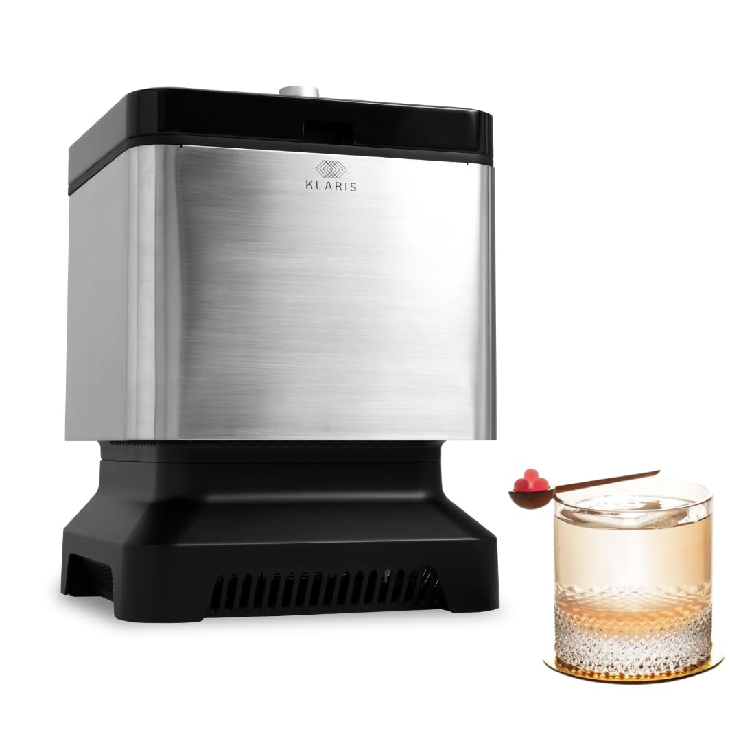 Clear Ice Maker for Craft Cocktails - 4 Large 2in Cubes