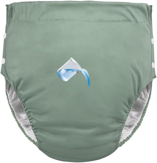 WEEOATAR Reusable Adult Cloth Diaper - Adjustable Incontinence Solution