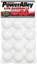 Heater Sport Power Alley Lite Baseballs - Lightweight & Accurate | Perfect for Practice
