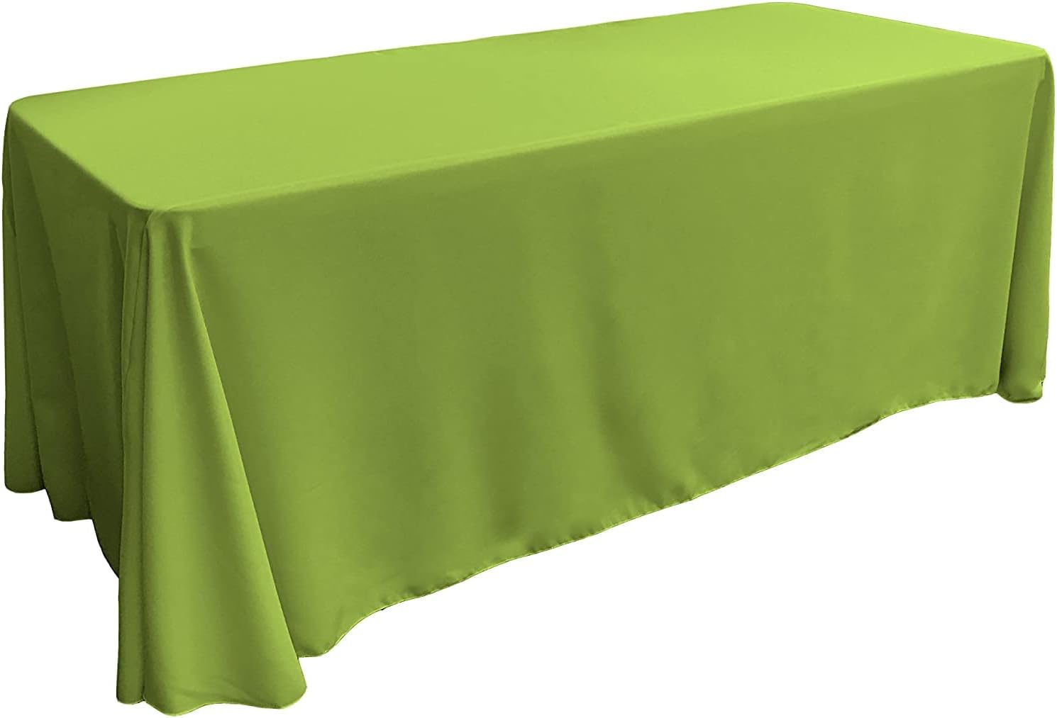 LA Linen Polyester Poplin Tablecloth 90x156 for Events and Dining